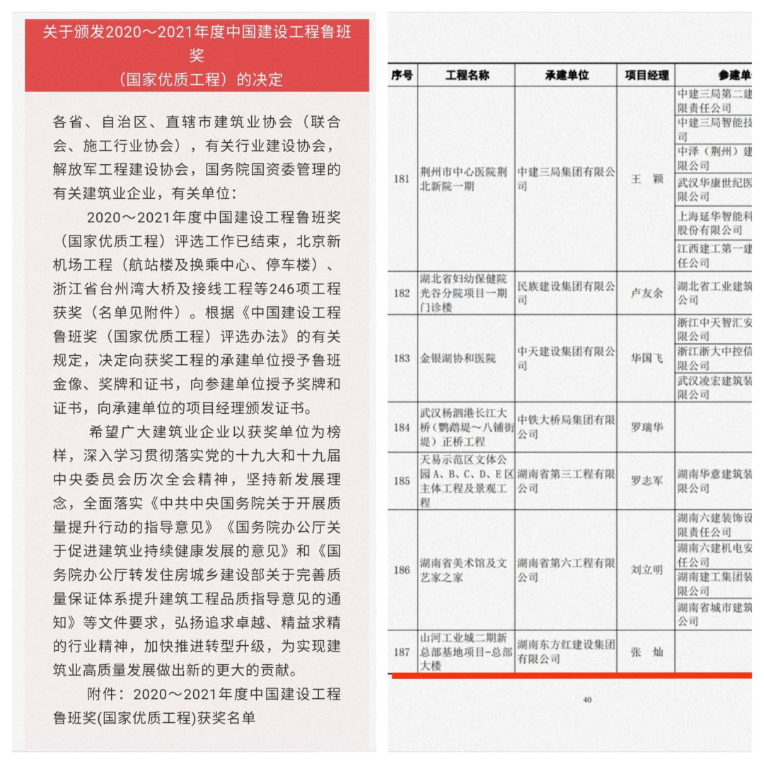 喜提“魯班獎(jiǎng)”，山河智能總部大樓有“顏”更有“才”