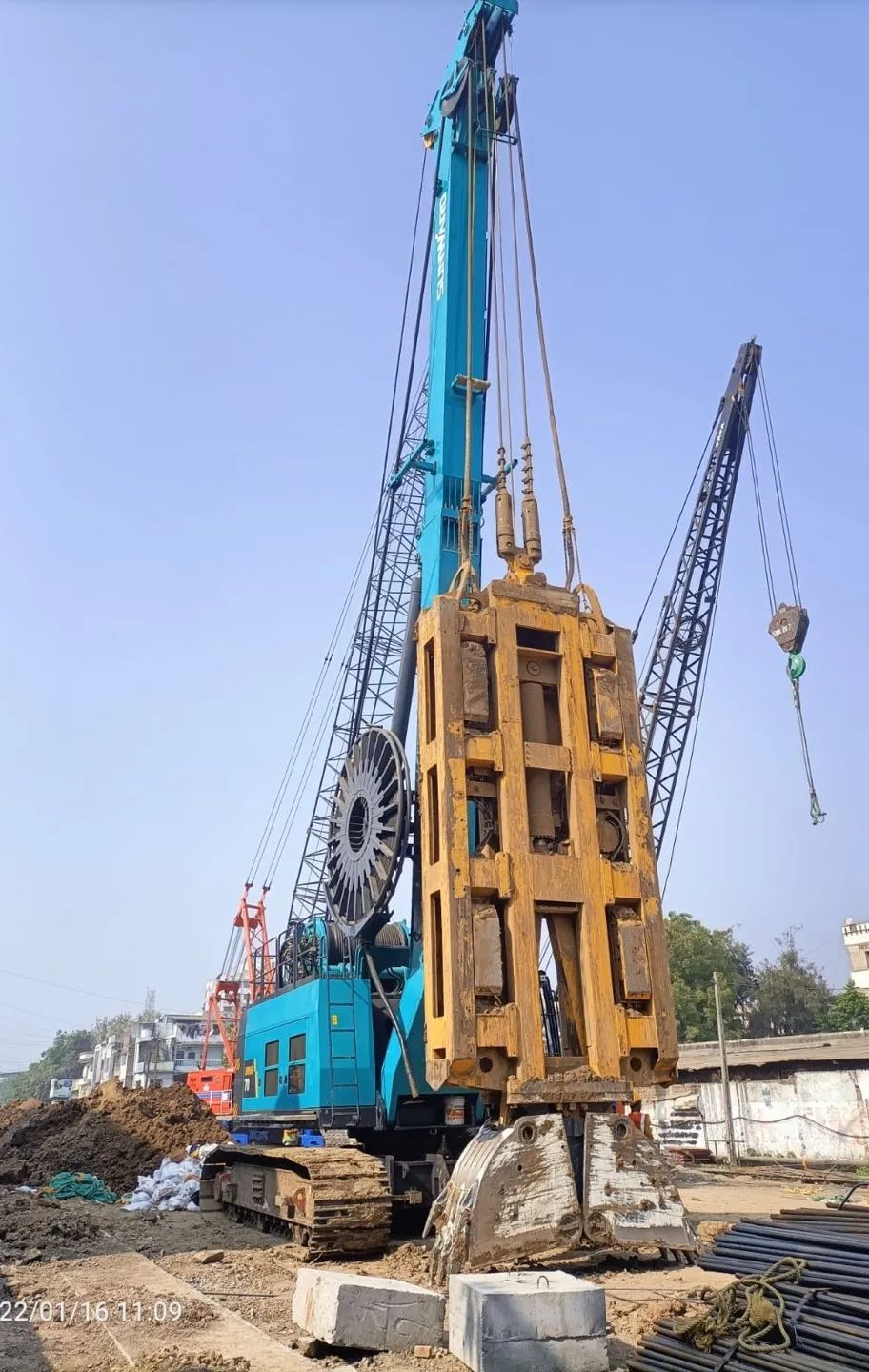 感謝信！山河智能SWHG70液壓抓斗助力海外基礎施工獲肯定