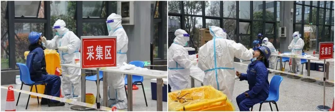 抗疫先鋒在行動！山河智能志愿者助力核酸采樣