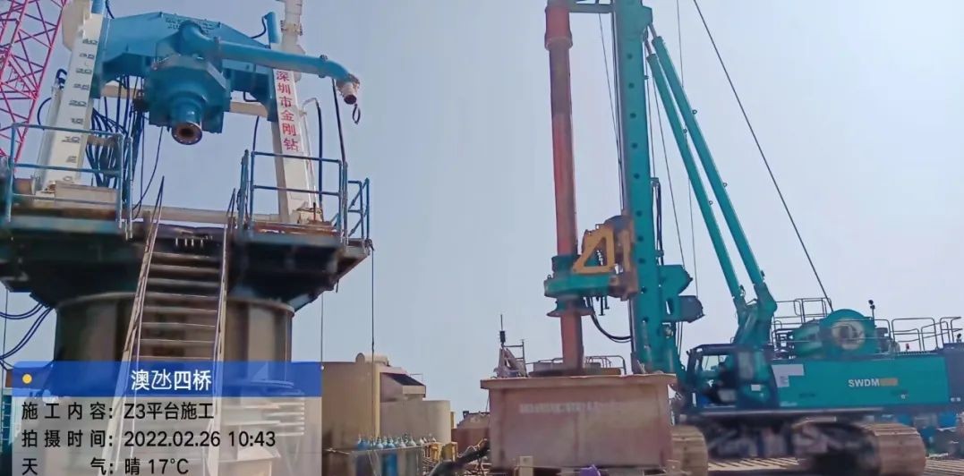 乘風(fēng)破浪的旋挖鉆機(jī)！山河智能助建澳氹第四跨海大橋