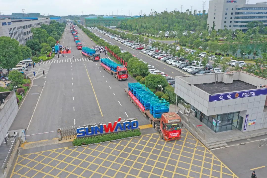 獻(xiàn)禮二十大，再攀新高地！山河智能高空機(jī)械設(shè)備再迎批量發(fā)貨