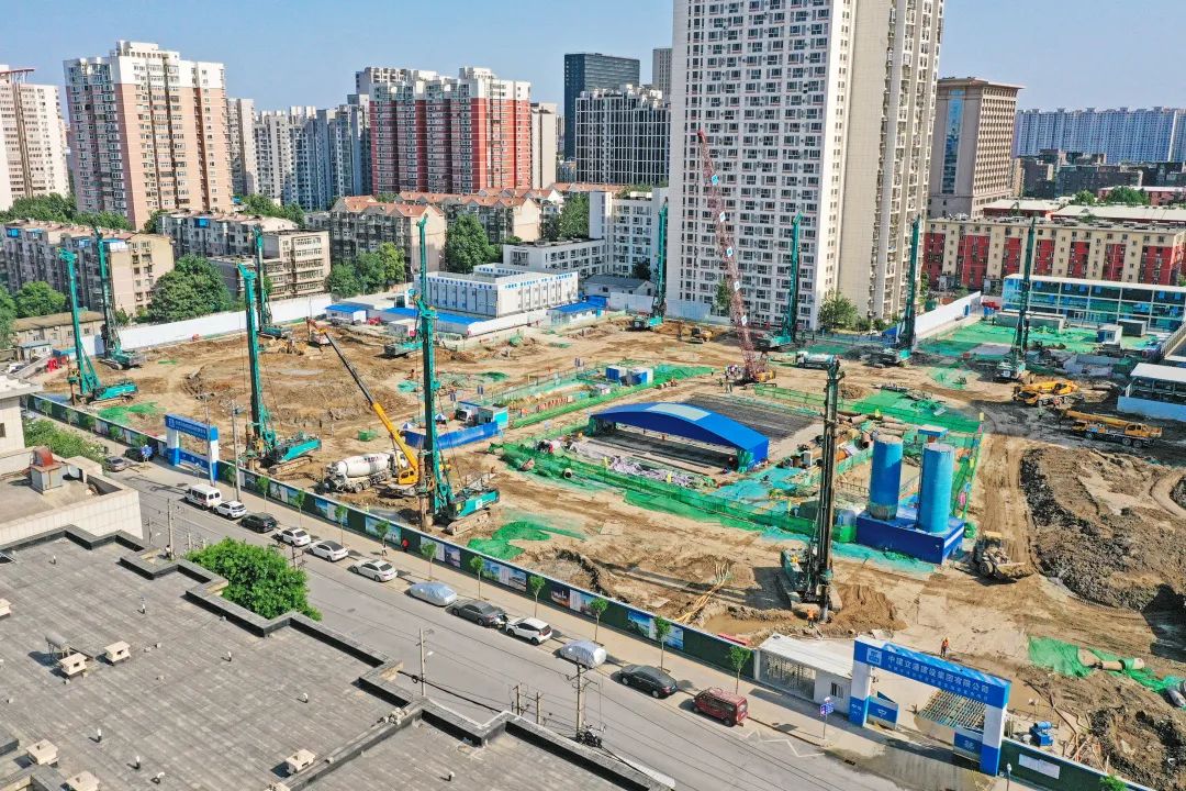 閃耀首都！山河智能旋挖鉆機(jī)集群助力民生工程