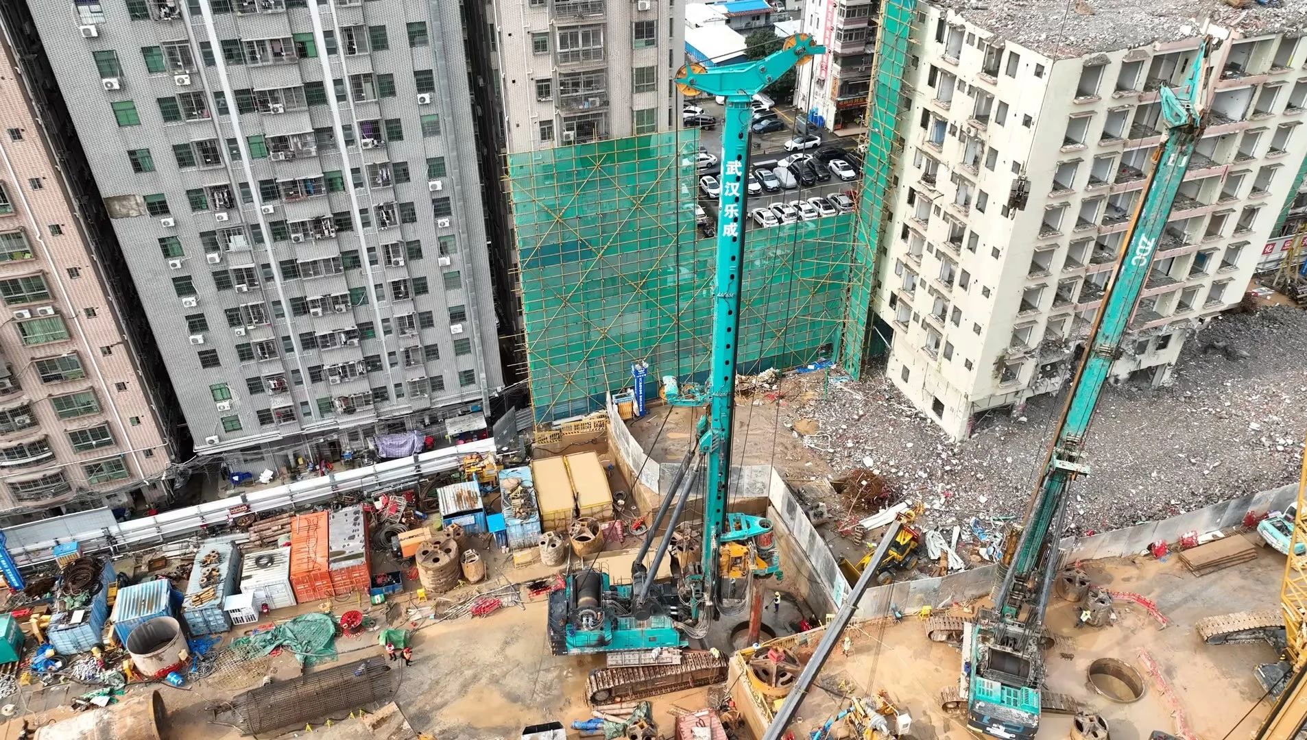 性能突出，超強(qiáng)助力！山河智能旋挖鉆機(jī)助力深圳地鐵五和站施工