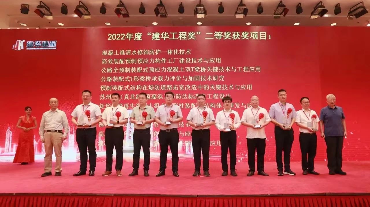 喜訊！山河智能榮獲“建華工程獎”二等獎