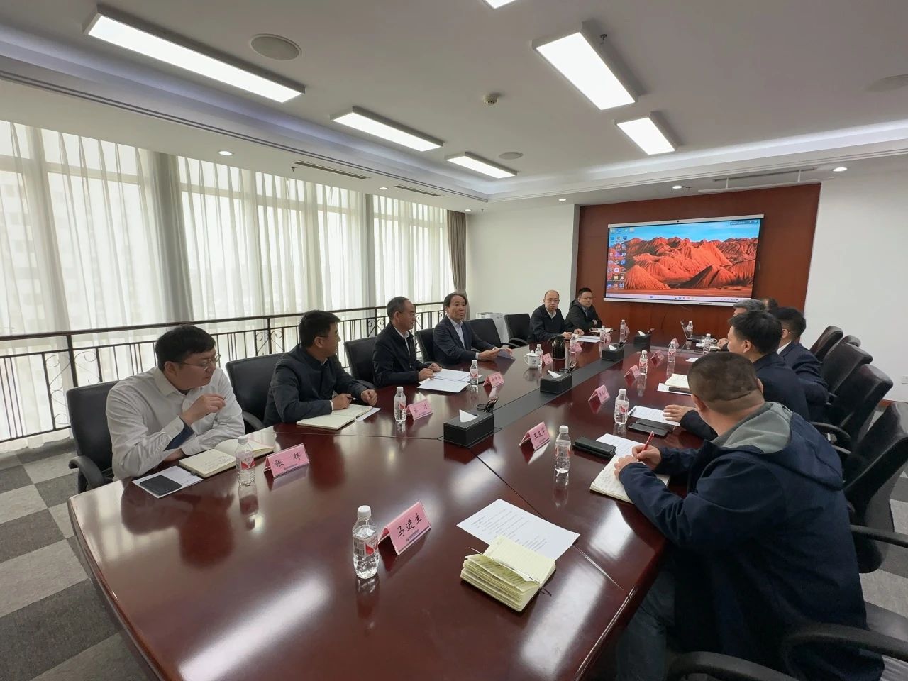 山河智能董事長(zhǎng)付向東帶隊(duì)拜訪中煤地質(zhì)總局、大地特勘公司